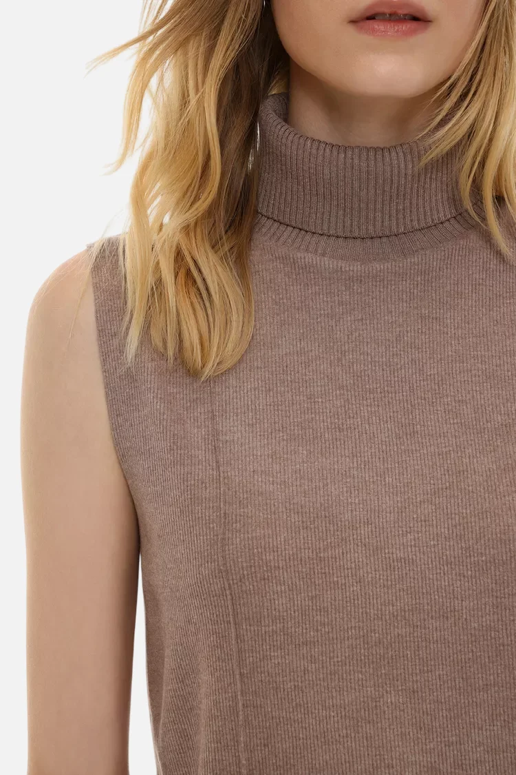 Soft-touch vest sweater – Bild 3